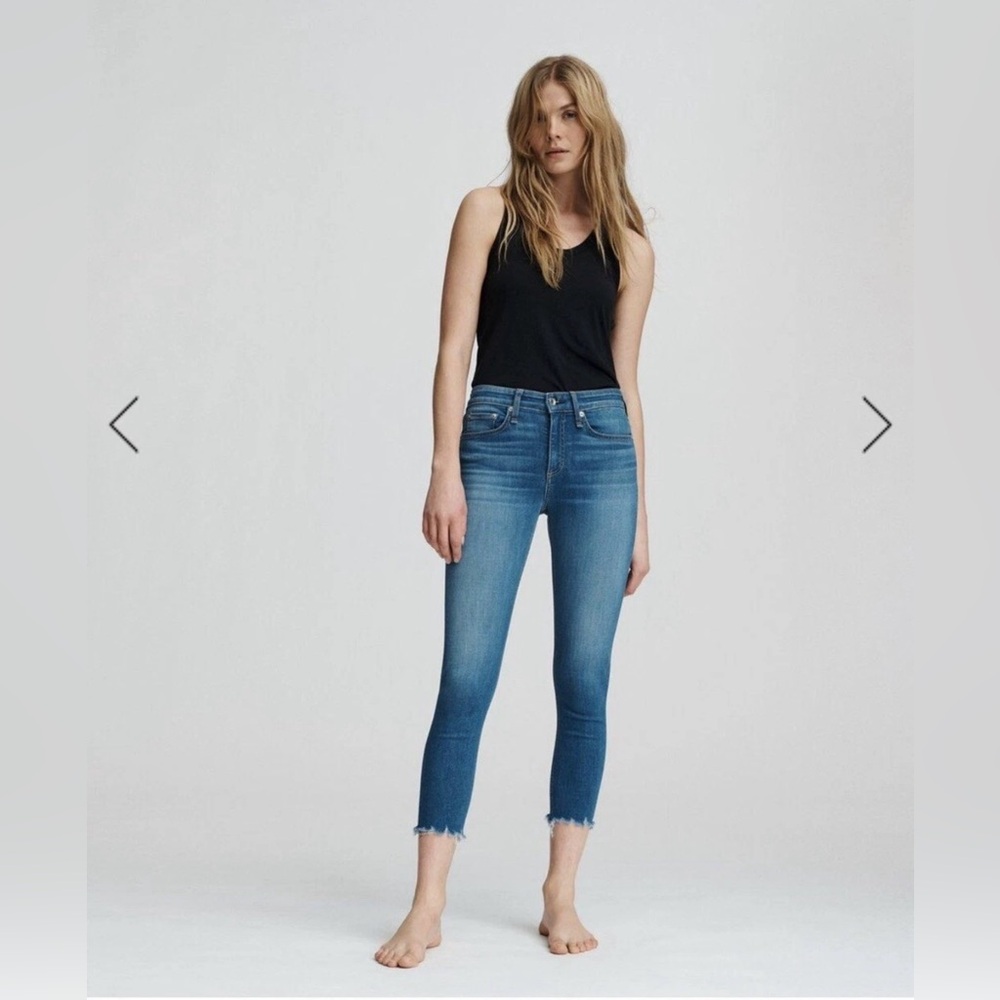 Rag and Bone Cate Mid-rise ankle skinny